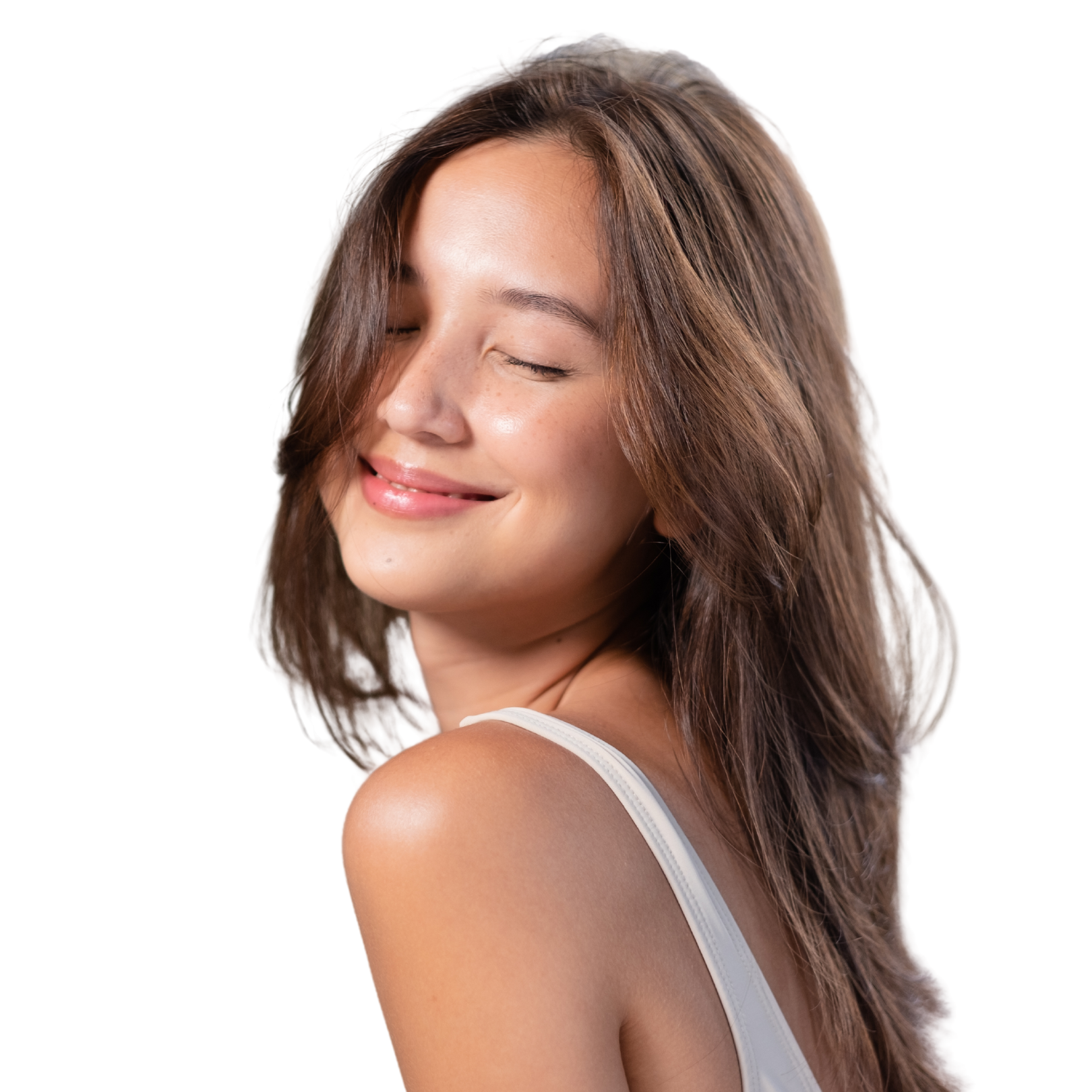 wellness woman smiling